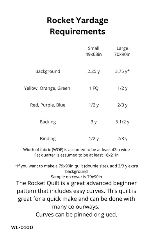 Rocket PDF Pattern
